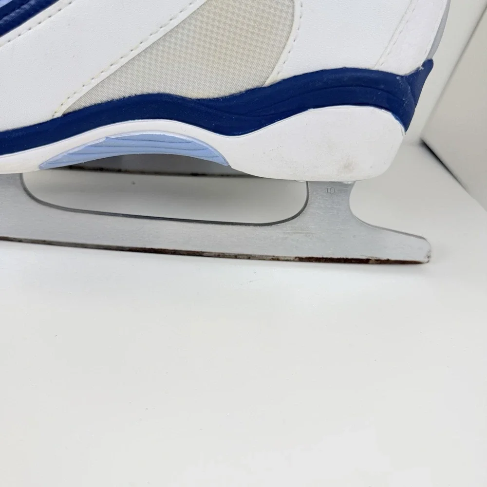 Jackson Softec Ice Skates Women's Size 8 White Blue Figure Recreational